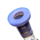 Phoenix Star - 14" Tree Perc Beaker - 8 Arm - Milky Purple - The Cave