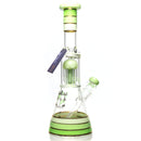 Phoenix Star - 14" Tree Perc Beaker - 8 Arm - Milky Green - The Cave