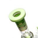 Phoenix Star - 14" Tree Perc Beaker - 8 Arm - Milky Green - The Cave