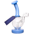 Phoenix Star - Hollow Foot Orb Bubbler - Milky Blue - The Cave