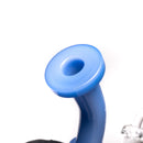 Phoenix Star - Hollow Foot Orb Bubbler - Milky Blue - The Cave