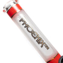 Phoenix Star - 12" Sandblasted Band Beaker - Red & Gold - The Cave