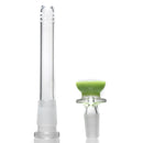 Phoenix Star - 14" Tree Perc Beaker - 8 Arm - Milky Green - The Cave