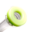 Phoenix Star - Tree Bubbler - 6 Arm - 18mm - Milky Green - The Cave