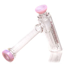 Phoenix Star - Tree Bubbler - 6 Arm - 18mm - Milky Pink - The Cave