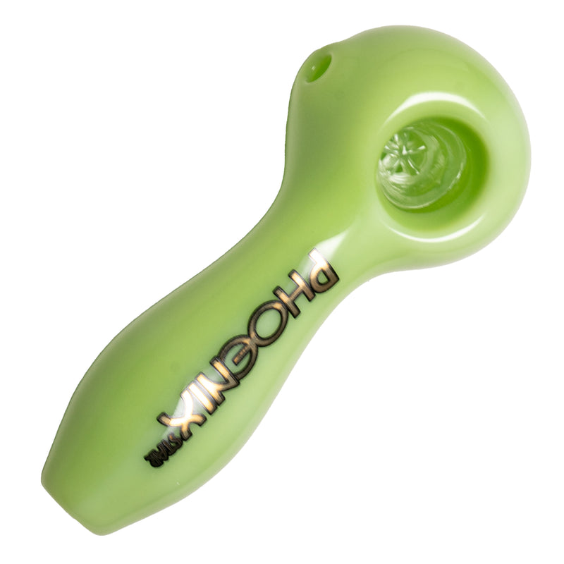 Phoenix Star - Screen Spoon Pipe - Milky Green - The Cave