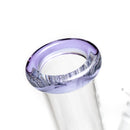 Shooters - 8" Beaker - Transparent Purple Accent - The Cave
