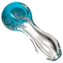 Shooters - Clear w/ Frit Spoon - Aqua - The Cave