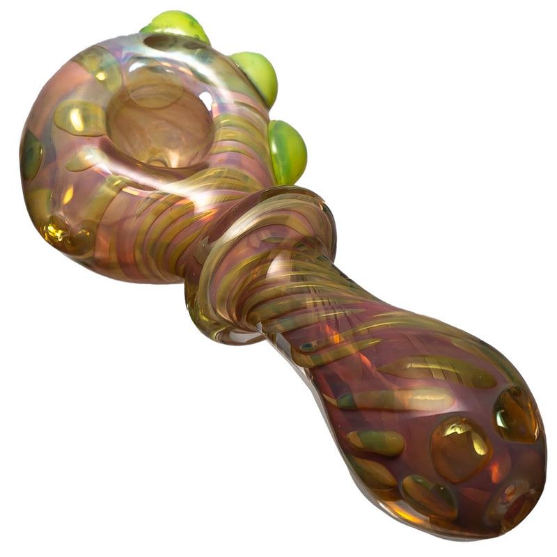 Shooters - Fume Swirl Spoon w/ Accent Grips - Green - The Cave