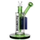 Phoenix Star - Footed Bubbler - Green Accents - The Cave