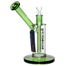 Phoenix Star - Footed Bubbler - Green Accents - The Cave