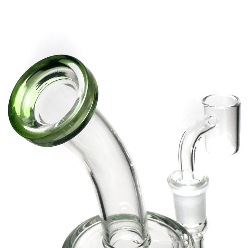 Shooters - Fat Can Stem Rig - Green Accents - The Cave