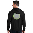 Sovereignty - Zip Up Sweatshirt - Reflection - Black - Green Logo - XL - The Cave