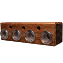 Sovereignty x Dank W.W. - Slide & Tool Display - 4 Slot - 18mm - Jatoba - The Cave