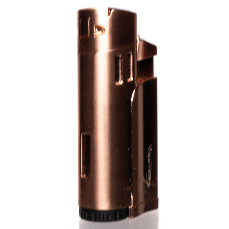 Vector X Sovereignty - Throne - Quad Flame Torch Lighter - Rose Gold - The Cave