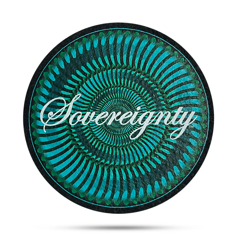 Moodmats X Sovereignty - Green Rings Circle - The Cave