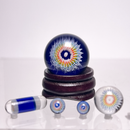 Steve H Glass - Artist Series Slurper Set - 5 Piece - Classic Mandala - Cobalt