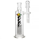 Toro - Trashcatcher Convertable Bubbler - 8 Arm - 18mm - Rasta Mech Bull Label - The Cave