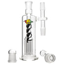 Toro - Trashcatcher Convertable Bubbler - 8 Arm - 18mm - Rasta Mech Bull Label - The Cave