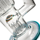 Toro - Double Micro - 7/13 - Agua Azul & Blue Satin w/ Rainbow Reversal - The Cave