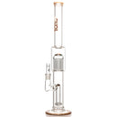 Toro - Full Size - Circ/13 - Sienna Brown & White Satin w/ Fire & Earth Reversal - The Cave