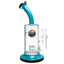 Toro - Jet Perc - 10mm - Agua Azul & Black w/ Rainbow Linework - The Cave