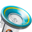 Toro - Jet Perc - 10mm - Blues, Sparkle Purple & Green w/ Fire & Water Linework - The Cave