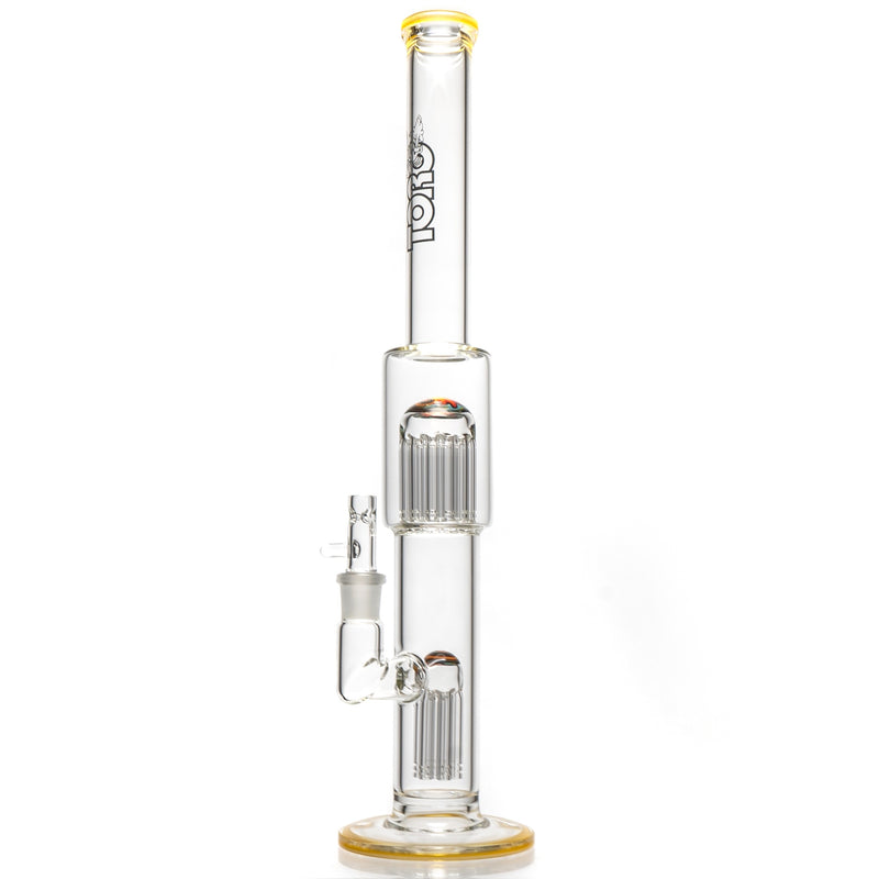 Toro - Full Size - 7/13 - Trans. Yellow & White Satin w/Fire & Earth Wag - The Cave