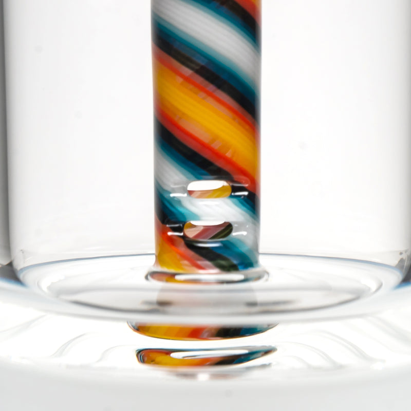 Toro - Double Macro - Mac/8 - Cobalt, Agua Azul & White Satin w/ Fire & Ice - The Cave