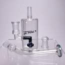 Toro - Microverter Ash Catcher Convertable Bubbler - Circ - 14mm - Black Script - The Cave