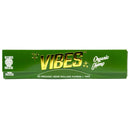 Vibes - King Size Slim Organic Hemp - 33 Paper Booklet w/ Tips - Single Pack - The Cave