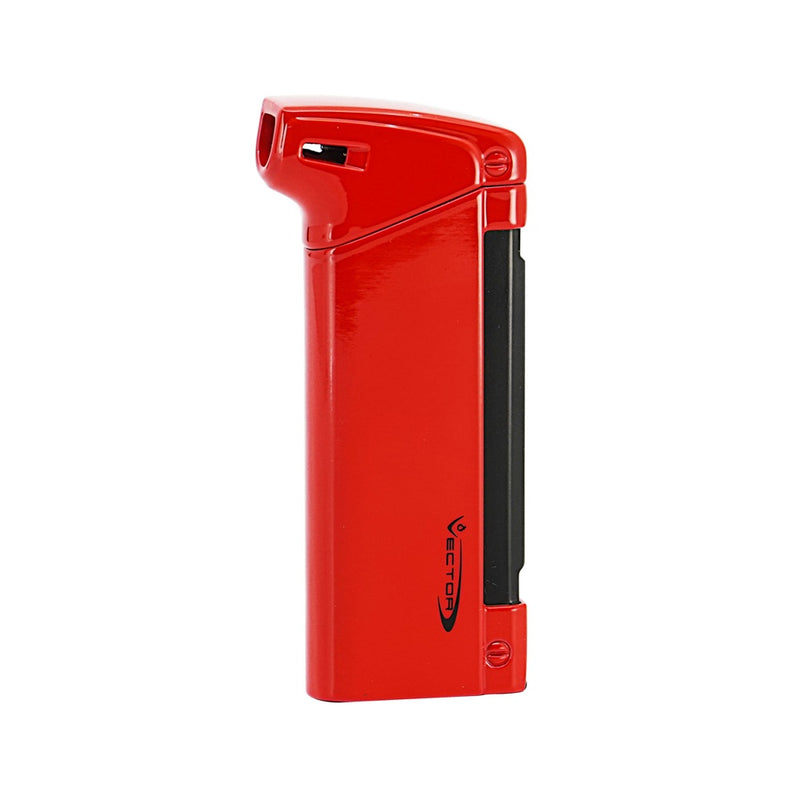 Vector - Aero - Single Soft Flame Lighter - Red Lacquer - The Cave