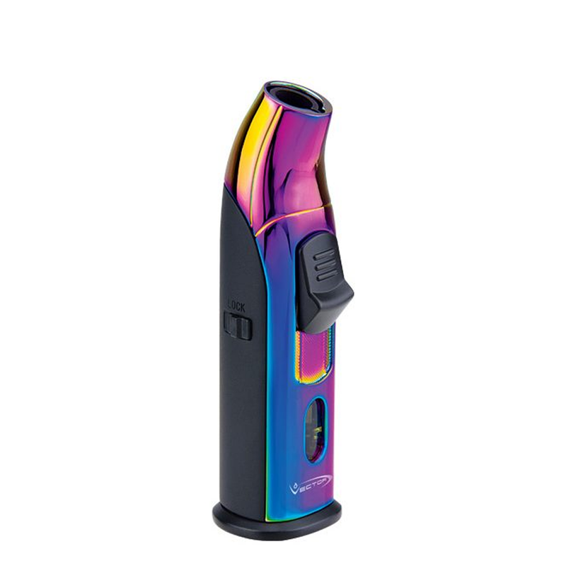 Vector - Aztech - Single Flame Torch Lighter w/ Punch - Prizm - The Cave