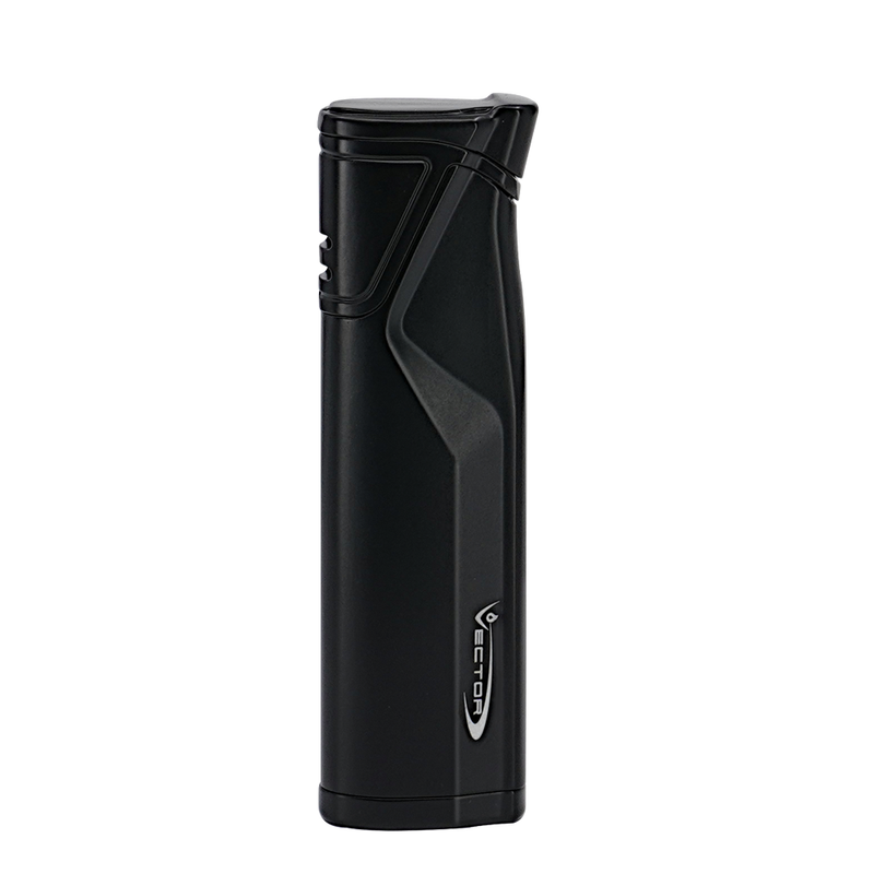 Vector - Cielo - Single Flame Torch Lighter - Black Matte - The Cave