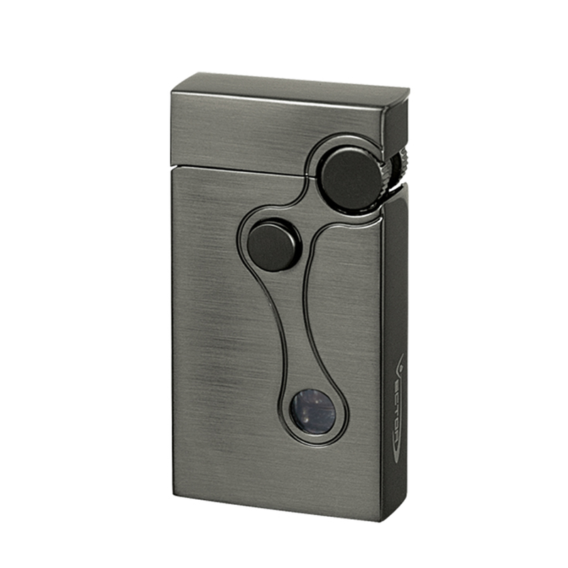 Vector - Elite - Dual Soft & Jet Single Flame Lighter - Gunmetal - The Cave