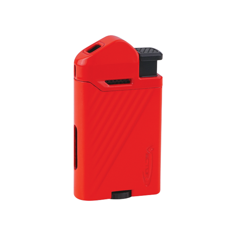 Vector - Fiercer - Single Flame Torch Lighter - Red Lacquer - The Cave