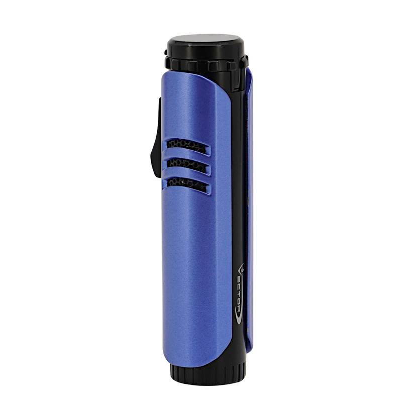 Vector - Maxtech - Single Flame Torch Lighter - Blue Matte - The Cave