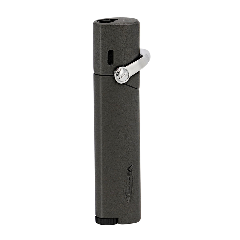 Vector - Mystique - Single Flame Torch Lighter - Black Matte - The Cave