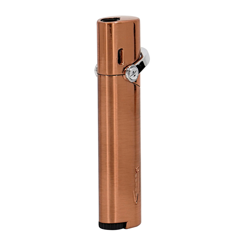 Vector - Mystique - Single Flame Torch Lighter - Rose Gold Satin - The Cave