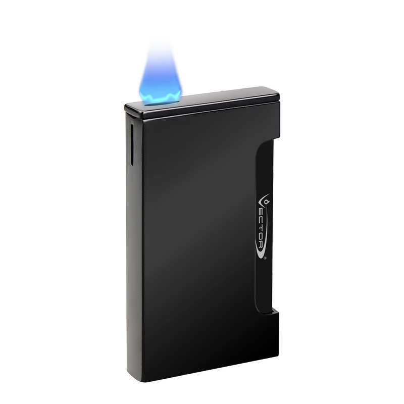 Vector - Spade - Single Flame Torch Lighter - Black Matte - The Cave