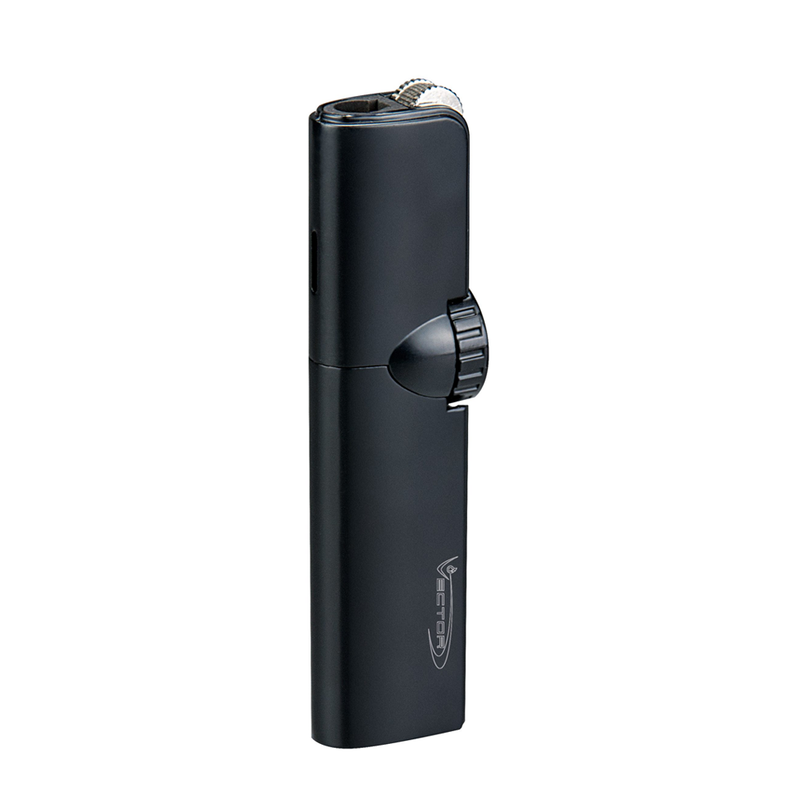 Vector - Summit - Single Flame Torch Lighter - Black Matte - The Cave