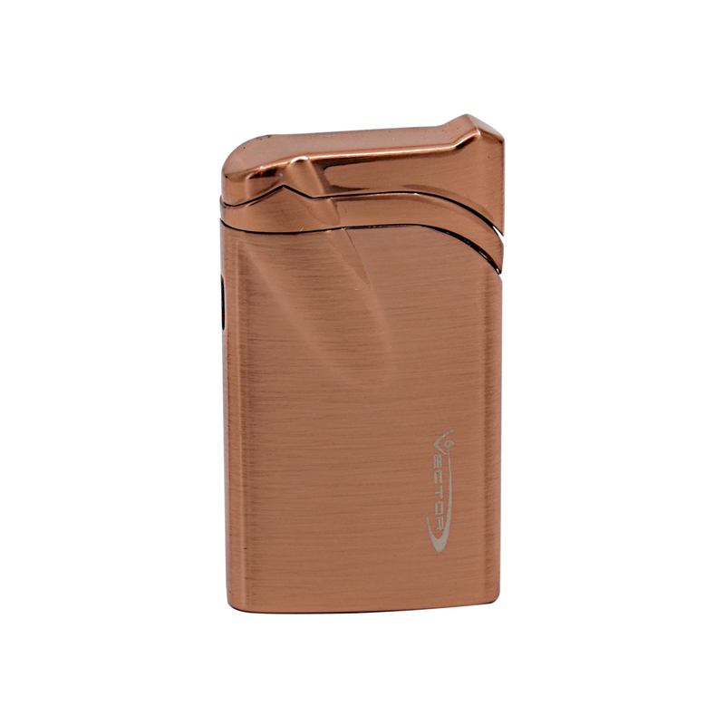 Vector - Ultra - Single Flame Torch Lighter - Copper Satin - The Cave