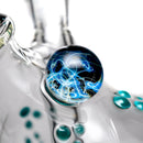 Wil Glass - Beaker - 38x4 - Agua Azul Accents - The Cave