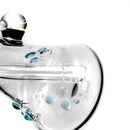 Wil Glass - Mini Beaker - 32x4 - Blue Stardust Accents - The Cave