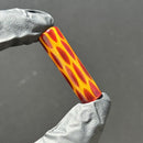Steve H - Glass Tip - Honeycomb - Yellow & Red - 13mm