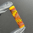 Steve H - Glass Tip - Honeycomb Twist - Yellow/Red - 14mm