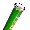 Phoenix Star - 16" Beaker w/ Ice Pinch - 7mm - Green & Pink - The Cave