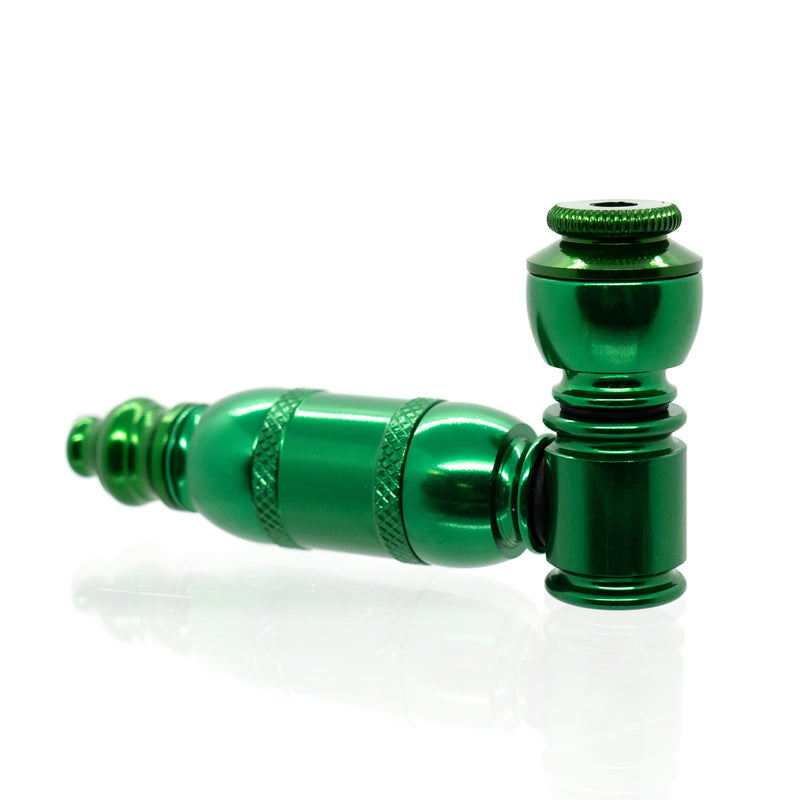 Metal Pipe - Standard - Double Chamber - Green - The Cave