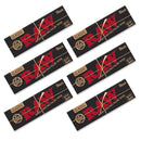 RAW - 1.25 Black - 50 Papers - 6 Packs - The Cave