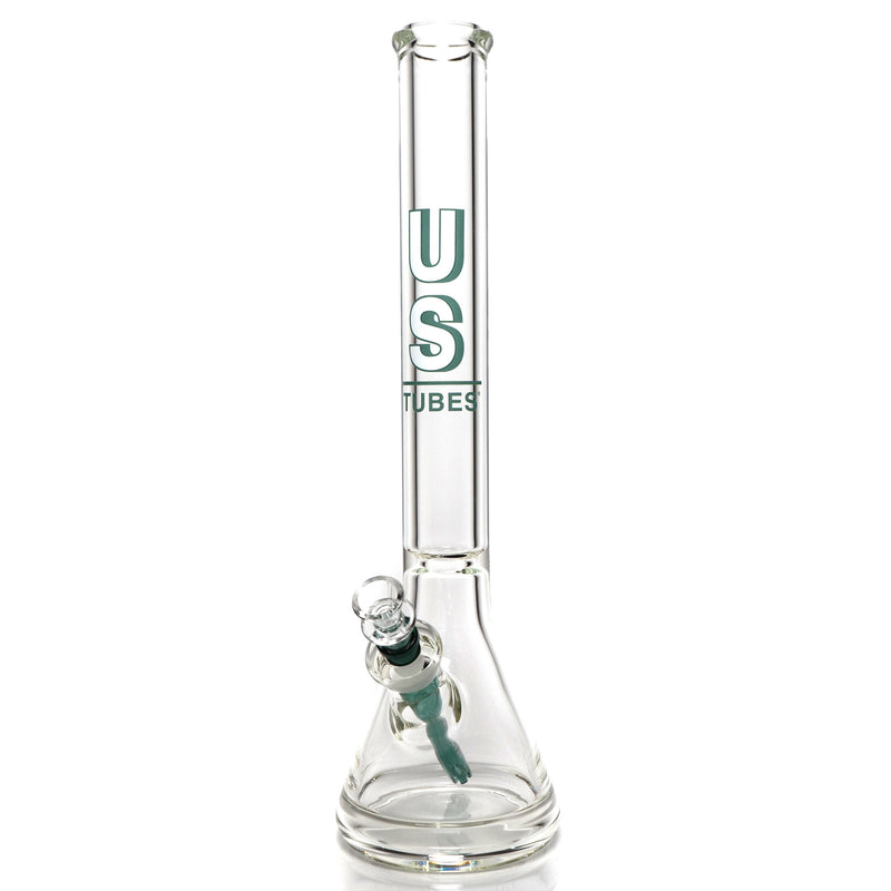 US Tubes - 18" Beaker 50x9 - Constriction - Teal Shadow Label - The Cave